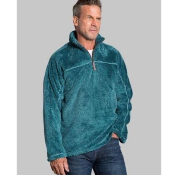 True Grit Luxe Fleece 1/4 Zip Pullover Sweater - Picture 2 of 13